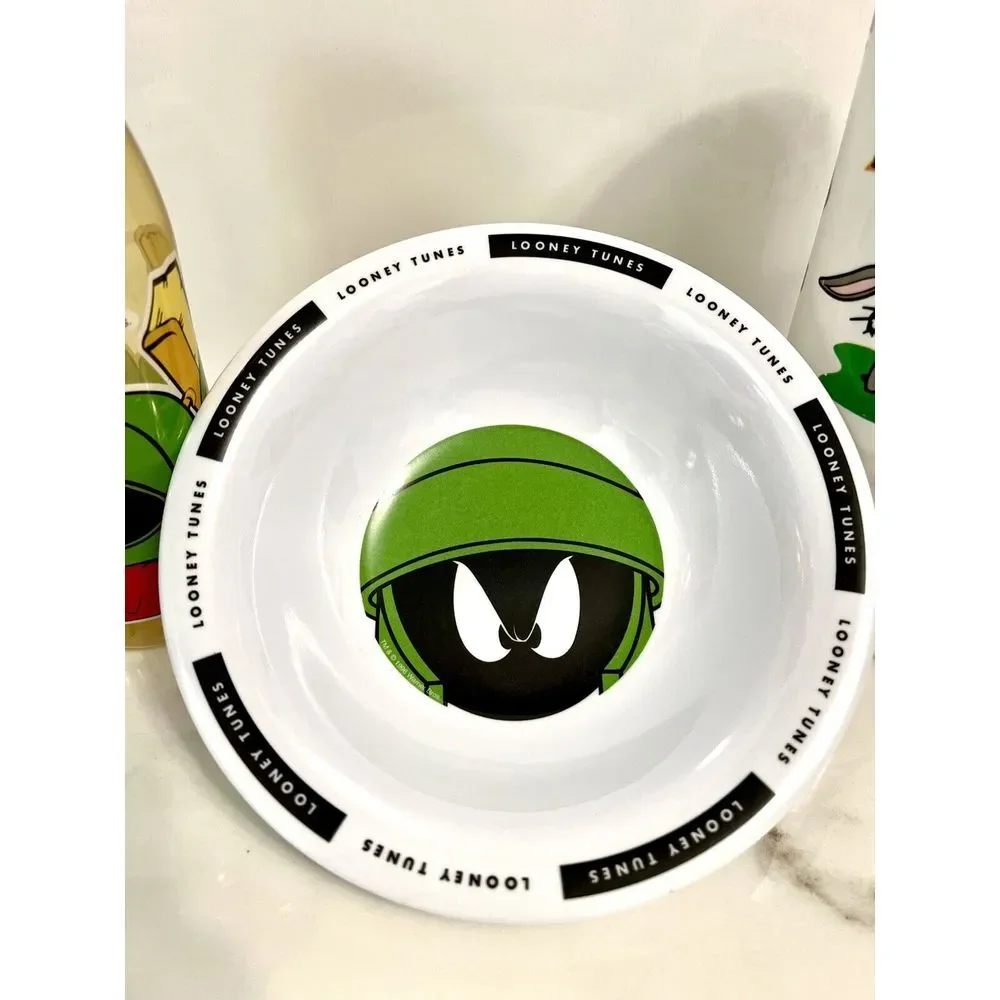 MARVIN THE MARTIAN Vintage 1990s Looney Tunes Warner Brothers Bowl Mug Bottle